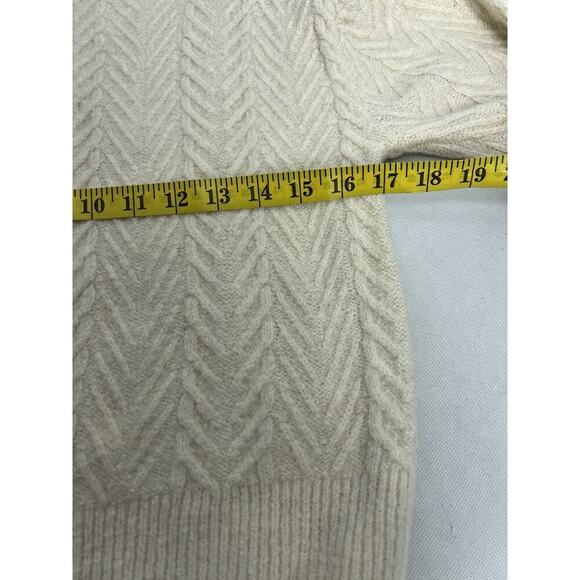 ASTR The Label Brynn Cream Mock Neck Balloon Sleeve Sweater Womens Small - Picture 7 of 9